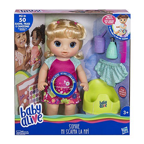 해즈브로 Hasbro Baby Alive???Sophie Mi scappa la pipi, Blonde