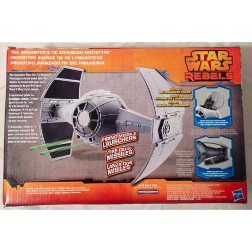 해즈브로 Hasbro Star Wars Rebels Inquisitors Tie Advanced Prototype Vehicle with Bonus Figure Inquisitor