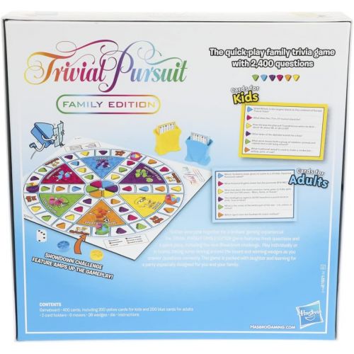 해즈브로 Hasbro Gaming Trivial Pursuit Family Edition Game