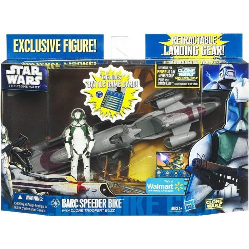 해즈브로 Hasbro 2011 Star Wars Clone Wars : BARC Speeder Bike with Clone Trooper Buzz