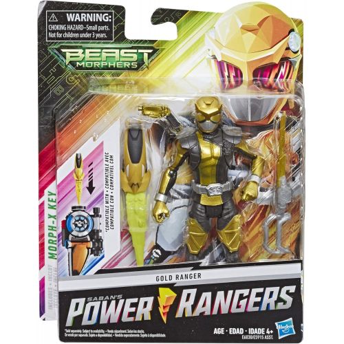 해즈브로 Hasbro Power Rangers Beast Morphers Gold Ranger