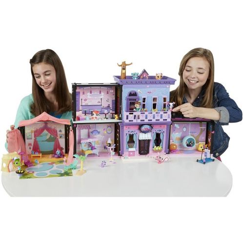 해즈브로 Hasbro Littlest Pet Shop Style Set Playful Kitties Getaway Playset