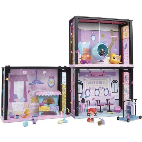 해즈브로 Hasbro Littlest Pet Shop Style Set Playful Kitties Getaway Playset