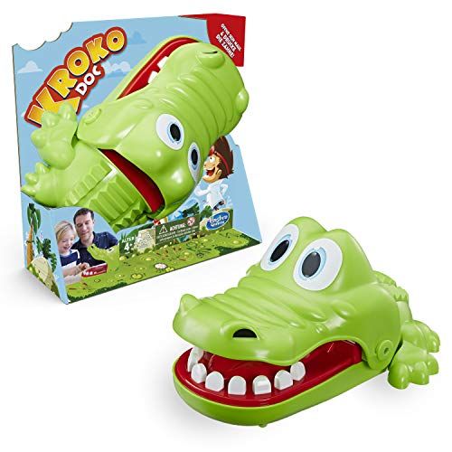 해즈브로 Hasbro Games E4898100 Crocodile Doc, Childrens Game, Green