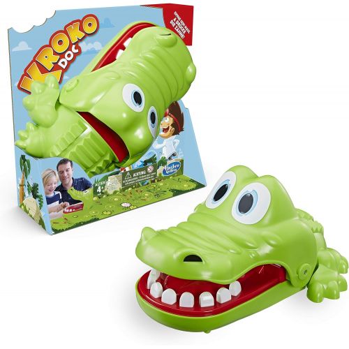 해즈브로 Hasbro Games E4898100 Crocodile Doc, Childrens Game, Green