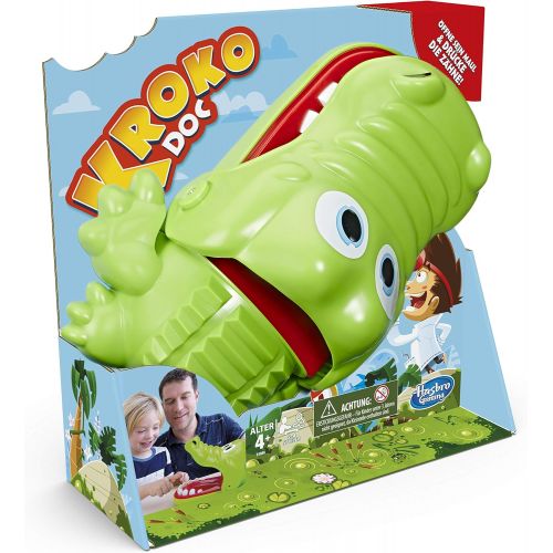 해즈브로 Hasbro Games E4898100 Crocodile Doc, Childrens Game, Green