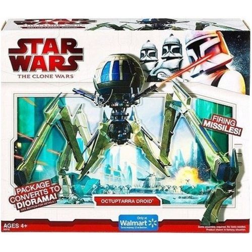 해즈브로 Hasbro Star Wars 2009 Clone Wars Animated Exclusive Action Figure Octuptarra