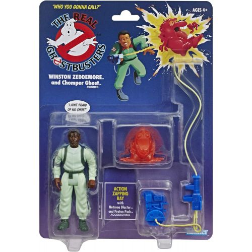 해즈브로 Hasbro Ghostbusters Kenner Classics Winston Zeddemore and Chomper Ghost Retro Action Figure Toy with Accessories Great Gift for Collectors and Fans