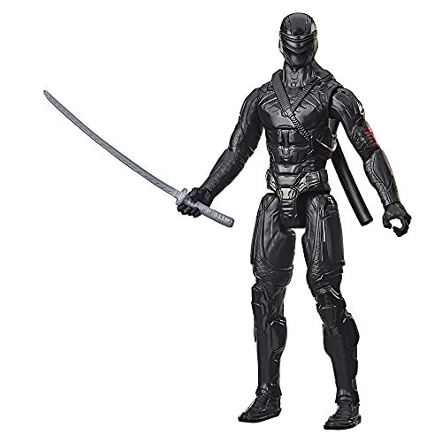 해즈브로 Hasbro Snake Eyes: G.I. Joe Origins Snake Eyes Collectible 12-Inch Scale Action Figure with Ninja Sword Accessory, Toys for Kids Ages 4 and Up