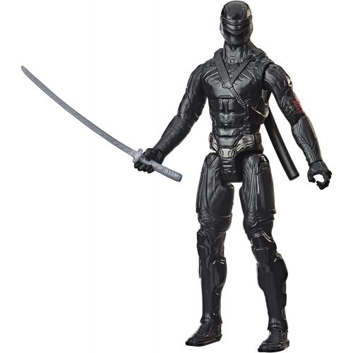 해즈브로 Hasbro Snake Eyes: G.I. Joe Origins Snake Eyes Collectible 12-Inch Scale Action Figure with Ninja Sword Accessory, Toys for Kids Ages 4 and Up