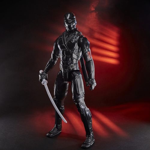 해즈브로 Hasbro Snake Eyes: G.I. Joe Origins Snake Eyes Collectible 12-Inch Scale Action Figure with Ninja Sword Accessory, Toys for Kids Ages 4 and Up