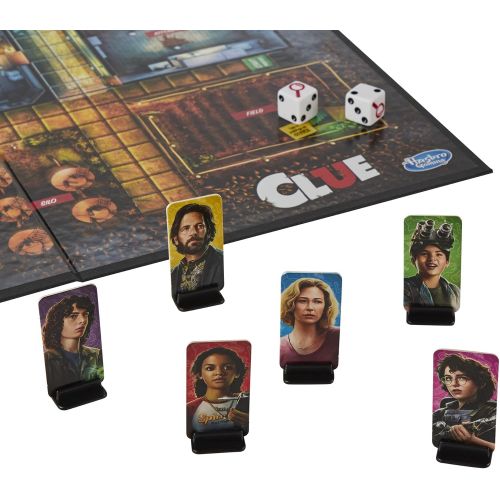 해즈브로 Hasbro Gaming Clue: Ghostbusters Edition Game, Cooperative Board Game for Kids Ages 8 and Up; Players Can Team Up to Battle Ghosts