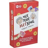 Hasbro Gaming Not Your Mas Jong, A Fast-Paced Card Game for 3-4 Players Inspired by Mahjong and 2 Grandmas, Family Game, Fun Party Game for Ages 13+