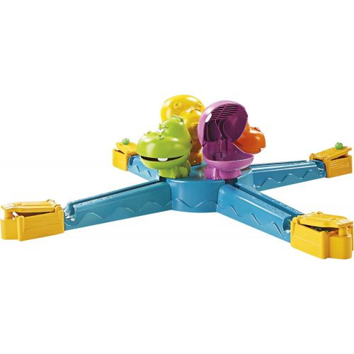 해즈브로 Hasbro Gaming Hungry Hungry Hippos Launchers Game for Kids Ages 4 and Up, Electronic Pre-School Game for 2-4 Players