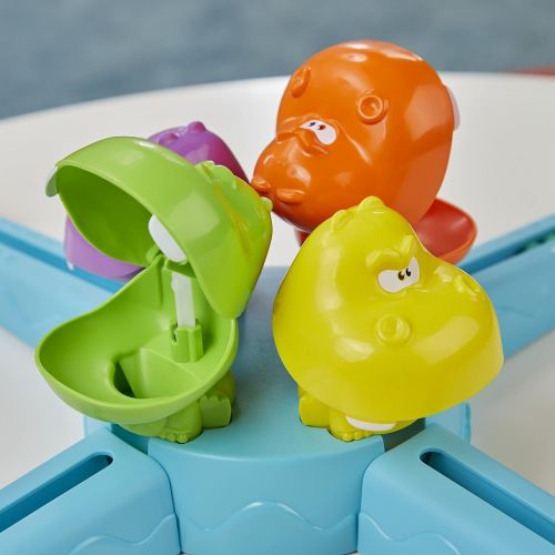 해즈브로 Hasbro Gaming Hungry Hungry Hippos Launchers Game for Kids Ages 4 and Up, Electronic Pre-School Game for 2-4 Players