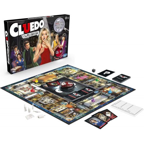 해즈브로 Hasbro Gaming Cluedo Liars Edition Board Game; Murder Mystery Game for Children from 8 Years Old; Expose Dishonest Detectives with The Liar Button