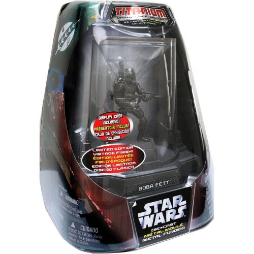 해즈브로 Hasbro Star Wars Titanium Series 2007 Boba Fett Diecast Figure [Vintage Finish]