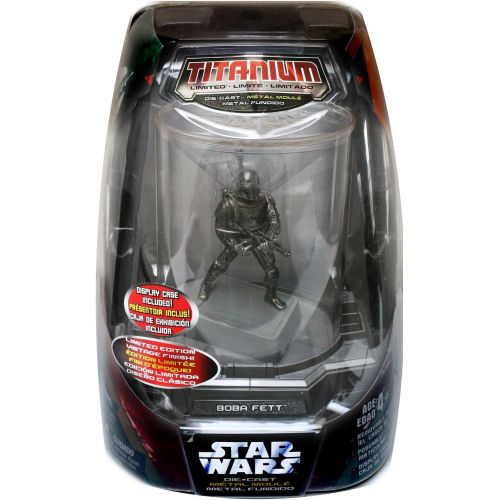 해즈브로 Hasbro Star Wars Titanium Series 2007 Boba Fett Diecast Figure [Vintage Finish]