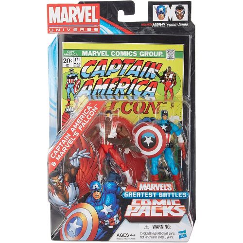 해즈브로 Captain America & Falcon - #171 Comic Book Action Figure 2-pack by Hasbro