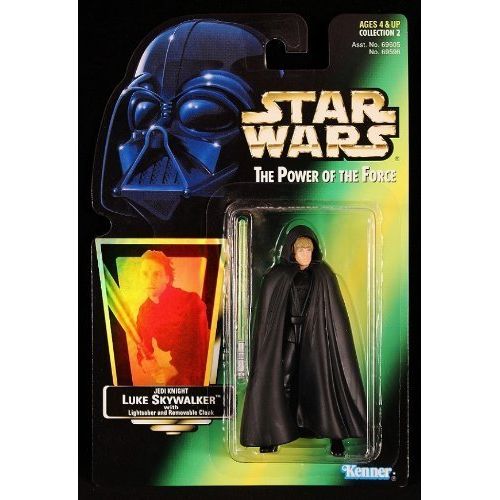 해즈브로 Hasbro Star Wars Power of The Force 2 Green Card - Luke Skywalker Jedi