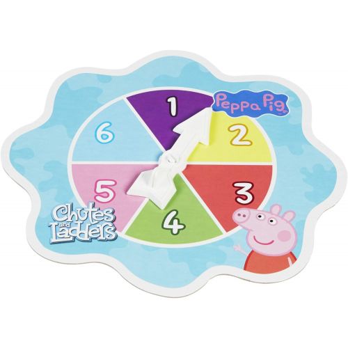 해즈브로 Hasbro Gaming Chutes and Ladders: Peppa Pig Edition Board Game for Kids Ages 3 and Up, for 2-4 Players