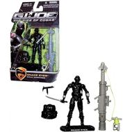 Hasbro Year 2009 G.I. JOE Movie Series The Rise of Cobra 4 Inch Tall Action Figure - Ninja Commando SNAKE EYES with Uzi Sub-Machine Gun, Backpack, Katana Sword, Zip-Line Shooter, Z