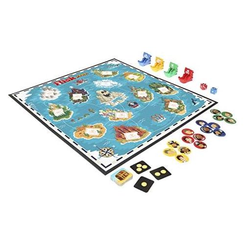 해즈브로 Hasbro Gaming Risk Junior Game, Strategy Board Game, A Childs Intro to The Classic Risk Game for Ages 5 and Up; Pirate Themed Game