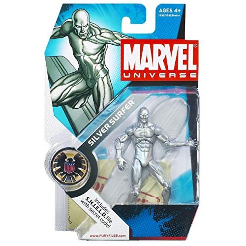 해즈브로 Hasbro Marvel Universe Series 1 Action Figure #003 Silver Surfer 3.75 Inch