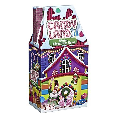 해즈브로 Hasbro Gaming Candy Land Game: Winter Adventures Edition Board Game for Kids Ages 3+