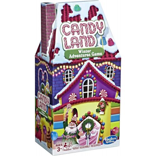 해즈브로 Hasbro Gaming Candy Land Game: Winter Adventures Edition Board Game for Kids Ages 3+