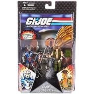 G.I. JOE Hasbro 25th Anniversary 3 3/4 Wave 7 Action Figures Comic Book 2Pack bGungHo Cobra Commander