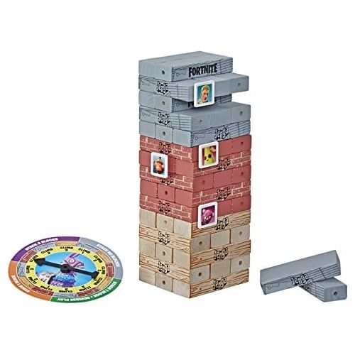 해즈브로 Hasbro Gaming Jenga: Fortnite Edition Game, Wooden Block Stacking Tower Game for Fortnite Fans, Ages 8 and Up