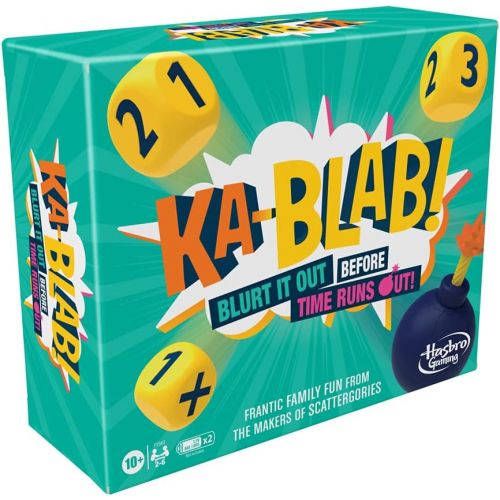 해즈브로 Hasbro Gaming Ka-Blab! Game for Families, Teens and Children Aged 10 and Up, Family-Friendly Party Game for 2-6 Players