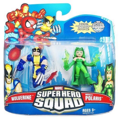 해즈브로 Hasbro Marvel Super Hero Squad - Wolverine and Polaris