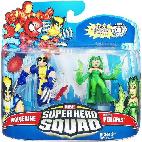 해즈브로 Hasbro Marvel Super Hero Squad - Wolverine and Polaris