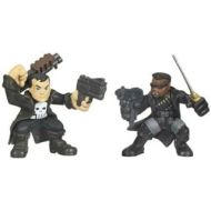 Hasbro Marvel Super Hero Squad Series 9 Punisher & Blade Action Figure 2-Pack