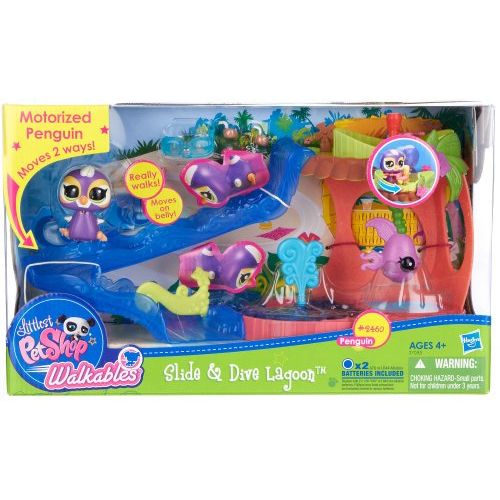 해즈브로 Hasbro Littlest Pet Shop Slide and Dive Lagoon Playset