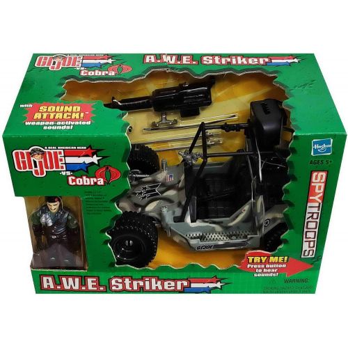 해즈브로 Hasbro G.I. Joe vs. Cobra: Spy Troops - A.W.E. (All Weather and Environment) AWE Striker with Dial Tone 3.75 Inch Action Figure