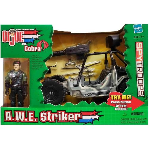 해즈브로 Hasbro G.I. Joe vs. Cobra: Spy Troops - A.W.E. (All Weather and Environment) AWE Striker with Dial Tone 3.75 Inch Action Figure