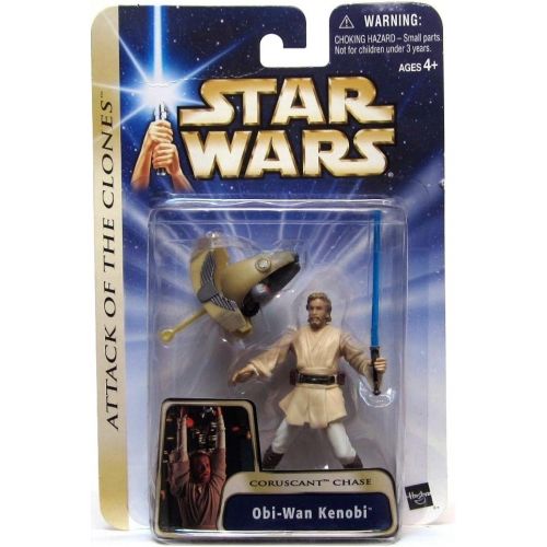 해즈브로 Hasbro Star Wars AOTC OBI-Wan Kenobi Coruscant Chase Action Fi