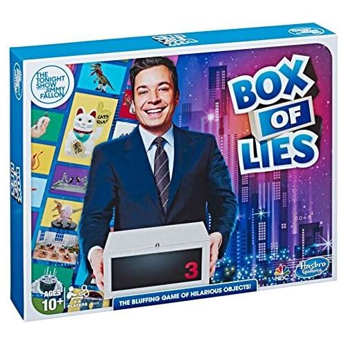 해즈브로 Hasbro Gaming The Tonight Show Starring Jimmy Fallon Box of Lies Party Game for Teens and Adults