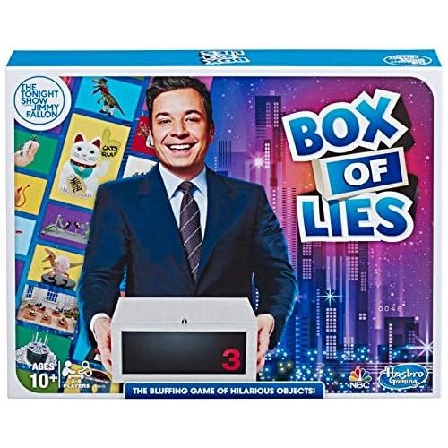 해즈브로 Hasbro Gaming The Tonight Show Starring Jimmy Fallon Box of Lies Party Game for Teens and Adults