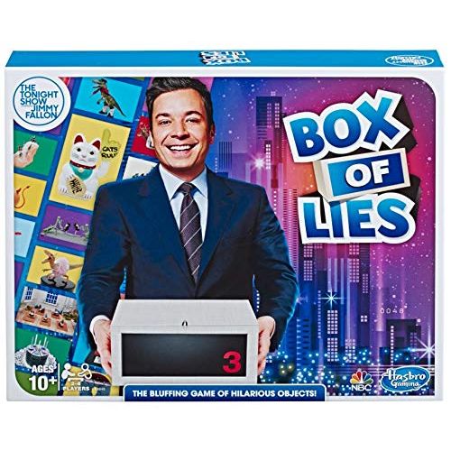 해즈브로 Hasbro Gaming The Tonight Show Starring Jimmy Fallon Box of Lies Party Game for Teens and Adults