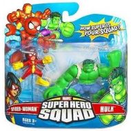 Marvel Superhero Squad Hasbro Series 6 Mini 3 Inch Figure 2-Pack Hulk & Spider-Woman