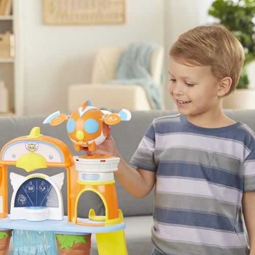 해즈브로 Hasbro Top Wing Academy Playset Inspired by Nick Jr Show, Includes Figure & Vehicle, Lights, Sounds, & Phrases, Toy for Kids Ages 3 & Up