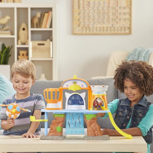 해즈브로 Hasbro Top Wing Academy Playset Inspired by Nick Jr Show, Includes Figure & Vehicle, Lights, Sounds, & Phrases, Toy for Kids Ages 3 & Up