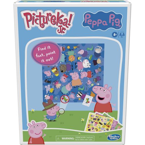 해즈브로 Hasbro Gaming Pictureka! Junior Peppa Pig Game, Picture Game, Fun Board Game for Preschoolers, Games for 4 Year Olds and Up, No Reading Required Game