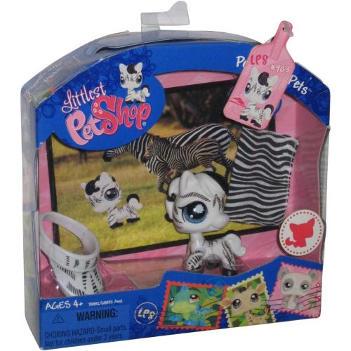 해즈브로 Hasbro Littlest Pet Shop Postcard Pets Zebra