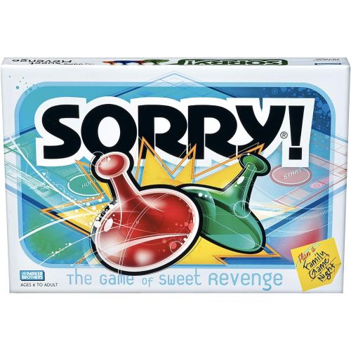 해즈브로 Hasbro Gaming Sorry! Board Game for Kids Ages 6 and Up; Classic Hasbro Board Game; Each Player Gets 4 Pawns (Pawn Colors May Vary) ? Amazon Exclusive