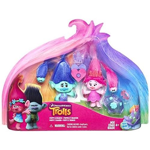 해즈브로 Trolls Poppy & Branch Exclusive Action Figure (Hasbro Toys)